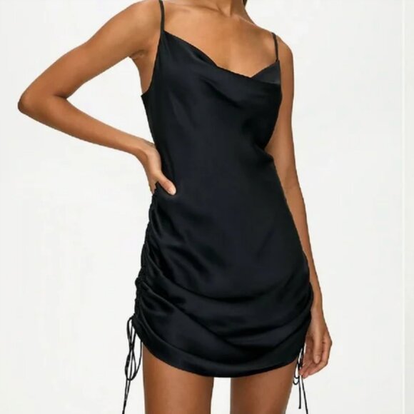 Wilfred Dresses & Skirts - Aritzia Wilfred Only Ruched Slip Dress | Size XXS